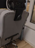 舒客艺家 电脑椅办公椅子电竞椅家用人体工学椅老板椅主播靠背椅皮革转椅 创意工学椅-浅灰色【可躺脚托+舒适乳胶】 实拍图