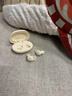 DUBMA德国品牌ANC主动降噪睡眠耳机无线隐形隔音蓝牙耳机侧睡防噪声 燕麦白【ANC主动降噪+白噪音助眠】 实拍图