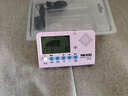 NKKIO尼康电子节拍器钢琴考级专用人声吉他通用调音器 D001粉色+拾音夹 实拍图