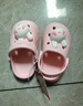 牧童儿童拖鞋夏男宝宝洞洞鞋软底女童卡通洗澡婴幼儿家居鞋萌兔粉140 实拍图