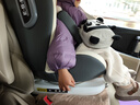Heekin德国 儿童安全座椅汽车用0-4-12岁婴儿宝宝360度旋转ISOFIX硬接口 尊享灰(遮阳棚+上拉带+侧保护) 实拍图