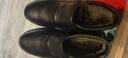 意尔康男鞋绑带高帮加绒保暖休闲皮鞋商务休闲男棉鞋97216W 黑色   43 实拍图