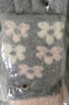 雪茜曼手套女翻盖漏指保暖手套女冬季加绒保暖可爱花朵学生写字骑行手套 实拍图