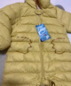 迷你巴拉【迷你小蛋仔】儿童连体羽绒服男女童宝宝冬日保暖萌趣外套新款 蜜糖黄 【白鸭绒-1000+清洁度】 80 CM -充绒量59.9g 实拍图