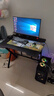 奥伦福特  电脑桌台式家用电竞游戏桌办公书桌简约书房写字桌子 碳纤维纹路单桌-80*60 升级款电竞桌 实拍图