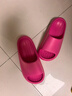 朴西新款EVA踩屎感厚底拖鞋女士居家室内情侣拖鞋男 树莓红 35-36 实拍图