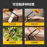 得力（deli）迷你手工锯子钢锯架木工弓家用小型带锯条6英寸 钢丝锯万能 实拍图