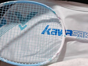 川崎（KAWASAKI）羽毛球拍超轻碳素中杆对拍KD-1pro蓝紫（已穿线+6球+手胶+拍包） 实拍图