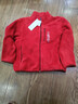 优衣库童装男童女童摇粒绒拉链茄克长袖外套夹克秋冬新款478141 15 珊瑚红色 120 实拍图