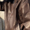 GXG男装美式皮衣男女同款2024秋季新款夹克 棕色 175/L 实拍图