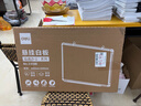 得力(deli) 60*40cm小白板写字板小黑板 家用黑板 挂式白班儿童磁性 写字板 绿板 白板33136 实拍图