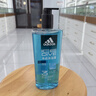 阿迪达斯（adidas）男士沐浴露洗发水洗面奶三效合一 游泳去氯保湿 冰点热情套装1.2L 实拍图