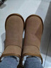 ZHR雪地靴女反绒牛皮保暖女靴明星达人爱穿缝制百搭短靴耐穿加绒棉鞋 驼色（P53-经典款） 37 实拍图