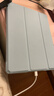 绿联适用iPadAir7保护壳11英寸2025款Air6/5/4保护套防弯带笔槽苹果平板电脑支架全包防摔三折叠套蓝色 实拍图