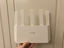 Tenda腾达路由器【千兆WiFi6+穿墙王】无线AX3000信号增强家用放大器Mesh国家补贴金榜一名云霄白立式 实拍图