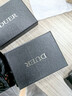 杜尔名片夹男式商务高档创意简约名片盒女式职业展会礼品定制印logo韩 银灰 实拍图