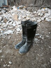 回力雨鞋男高筒户外雨天防水防滑胶鞋耐磨钓鱼洗车雨靴套鞋827黑高42 实拍图