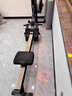 BOOKZON书逊磁阻风阻划船机家用健身有氧划艇运动器材折叠双阻赛艇测功仪 H369旗舰款-黑色-铝合金导轨-私教课程 实拍图