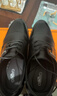 卡帝乐鳄鱼（CARTELO）皮鞋男商务牛皮正装鞋内增高男鞋秋冬保暖鞋子2513 黑色增高款 39 实拍图