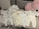 乖奇熊婴儿衣服婴幼儿长袖连体衣春秋季男女宝宝纯棉哈衣爬服薄款睡内衣 实拍图