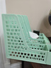 得力文件框莫兰迪桌面档案收纳盒办公室多层档案报告书籍学生书立架文件篮筐置物整理架自带笔筒抹茶绿 实拍图