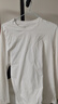京东京造长袖t恤男5A抑菌新疆棉圆领衣服男装打底衫 白色 XL 实拍图