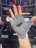 美津浓（MIZUNO）健身手套男女半指骑行训练单杠引体向上撸铁器械防滑B593紫色小码 实拍图