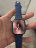 Apple/苹果 Watch Series 10 智能手表GPS款46毫米银色铝金属表壳丹宁色运动型表带S/M MX203CH/B 实拍图