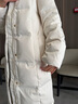波司登羽绒服鹅绒女士超长款商务连帽外套商场热卖同款B250244174 实拍图