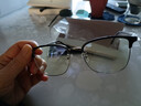 Gameking防蓝光眼镜男女防辐射眼镜无度数眼镜框手机电脑平光镜LS017黑银 实拍图