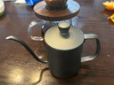 京东京造 手冲壶细嘴家用挂耳手冲咖啡304不锈钢壶不粘涂层星空黑350ml 实拍图
