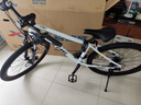 喜德盛山地自行车黑客380避震前叉21速禧玛诺变速X6铝合金车架通勤代步 白/黑色（26款） 15.5寸（建议身高150-165cm） 实拍图