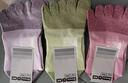 蕉内银皮501S分趾棉袜子女士二指五指运动透气网眼7A抗菌防臭短筒3双 【五趾】冰霜绿+青雾紫+雾粉 3双 均码 实拍图
