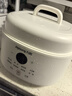九阳（Joyoung）电炖盅 电炖锅 隔水炖煮 家用煮粥煲汤锅燕窝炖盅4.5L白瓷内胆炖汤锅上蒸下炖DG25G-GD188 实拍图