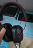 漫步者（EDIFIER）HECATE G5无线版 2.4G有线蓝牙三模头戴式 7.1声道电竞赛事级无线游戏耳机礼物耳麦笔记本台式plus 黑红色+耳机支架 实拍图