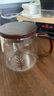 雅集玻璃杯一叶菩提杯500ml男女士办公家用耐热玻璃泡茶茶水分离杯子 实拍图