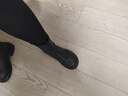 百丽真皮时装靴2025冬新弹力短靴瘦瘦靴B1538DD5 甜酷黑 36 实拍图