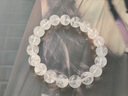 石玥珠宝天然白幽灵手串雪花水晶转运珠手链男女士款水晶玛瑙 10-11mm 实拍图