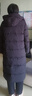 京东京造羽绒服女90鸭绒泡芙春秋新年战袍新款女士外套 中长款黑色 S 实拍图