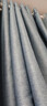水星家纺免打孔窗帘遮光卧室全遮光布杆子全套飘窗遮阳帘5.0x2.7m蓝色 实拍图