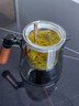 天喜飘逸杯泡茶壶一键茶水分离杯家用2024新款耐热玻璃内胆泡茶杯茶具 【墨色】木璃飘逸壶650ml 实拍图
