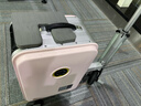 Airwheel爱尔威电动行李箱可骑行拉杆箱可坐可代步铝框箱包20英寸登机箱 实拍图