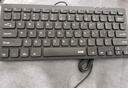 B.O.W航世 K-610U有线键盘  复古圆帽键盘 家用办公笔记本台式便携USB小键盘 黑色 实拍图