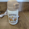 史努比（SNOOPY）儿童保温杯带吸管316食品级男女双饮杯小学生上学专用喝水杯子 咖 实拍图
