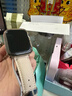 炫戴适用苹果手表S10/S9表带s11真皮apple iWatchs8/7/6/5蝴蝶扣se3商务ultra3高级男女运动皮质荔枝纹 荔枝纹蝴蝶扣皮带-杏色 适用：44/45/49/46mm表盘 实拍图