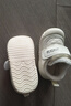 婧麒（JOYNCLEON）婴儿鞋秋冬季加绒1-3岁宝宝雪地靴保暖冬鞋男女幼童学步棉鞋 米白加绒-建议拍大一码 14.5 cm内长 实拍图
