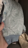 婧麒（JOYNCLEON）婴儿连体衣新生儿衣服秋冬保暖夹棉哈衣满月宝宝内衣纯棉连体衣 大树蓝【优选精梳棉】 59cm 实拍图