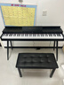 贝琪（Betsy）电钢琴重锤88键成人家用初学者专业考级家用书桌立式翻盖电子钢琴 B126力度键-木纹黑 高配(琴+学琴礼包+双人琴凳） 实拍图