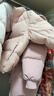优衣库童装男童女童蓬松羽绒茄克外套夹克羽绒服478148 10 水粉色 130 实拍图