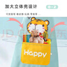 9i9宝宝围裙防水儿童罩衣画画衣小孩吃饭衣防脏易擦反穿衣加袖套老虎 实拍图